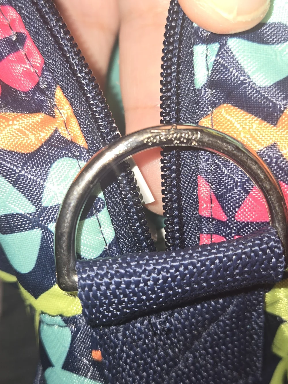 thirty-one Multicolor Geometric Tote with Black Straps - Picture 9 of 12